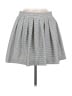 Rachel Zoe Chevron-herringbone Black Silver Casual Skirt Size 6 - photo 1