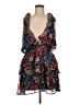 Slate & Willow 100% Polyester Paisley Blue Cocktail Dress Size M - photo 1
