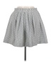 Rachel Zoe Chevron-herringbone Black Silver Casual Skirt Size 6 - photo 2