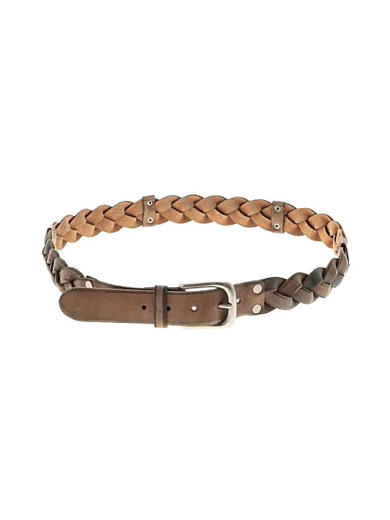 Pre-owned Fossil Leather Belt In Brown