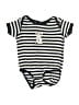Rabbit Skins 100% Cotton Stripes Black Short Sleeve Onesie 18-24 MO / 24 MO - photo 1