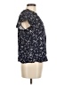 Gap 100% Rayon Black Short Sleeve Blouse Size M - photo 4
