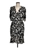 Sugarlips 100% Polyester Print Black Casual Dress Size M - photo 1