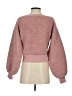Express Outlet 100% Polyester Pink Pullover Sweater Size XS - photo 2