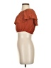 Forever 21 100% Rayon Orange Short Sleeve Top Size S - photo 5