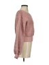 Express Outlet 100% Polyester Pink Pullover Sweater Size XS - photo 4