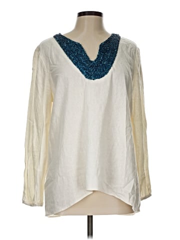 Isaac Mizrahi New York Long Sleeve Blouse (view 1)