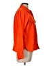 Moda International Orange Long Sleeve Button-Down Shirt Size L - photo 4