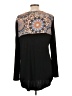 Spense Black Long Sleeve Blouse Size L - photo 2