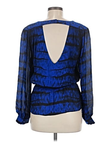 Parker Long Sleeve Silk Top (view 2)