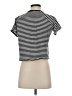 Levi's 100% Cotton Stripes Ivory Short Sleeve Turtleneck Size XS - photo 2