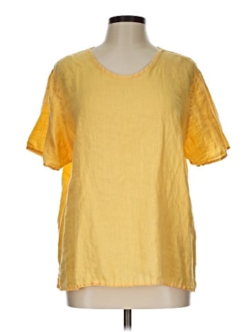 Flax Short Sleeve Blouse (view 1)