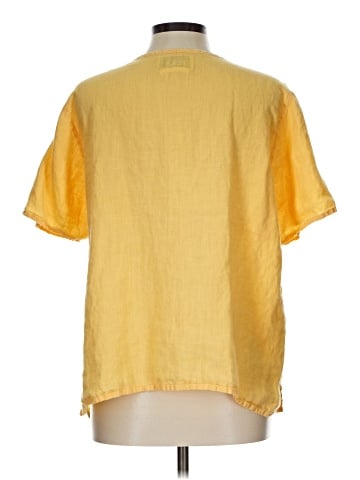 Flax Short Sleeve Blouse (view 2)