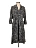 Chico's 100% Polyester Gray Casual Dress Size Lg (2) - photo 1