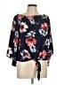 Veronica M. 100% Polyester Blue 3/4 Sleeve Blouse Size L - photo 1