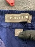 Point Sur 100% Cotton Solid Blue Casual Pants Size 12 - photo 7