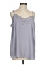 Torrid 100% Polyester Gray Sleeveless Blouse Size Lg Plus (0) - photo 1