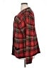 Crystal-Kobe 100% Acrylic Plaid Red Cardigan Size XL - photo 5