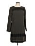 Ann Taylor 100% Polyester Gray Casual Dress Size 8 - photo 1