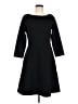 J.Crew Solid Black Casual Dress Size 8 - photo 1