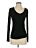 Unbranded Solid Black Long Sleeve T-Shirt Size S - photo 1
