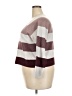 Pinque Stripes Burgundy Pullover Sweater Size XXL - photo 5