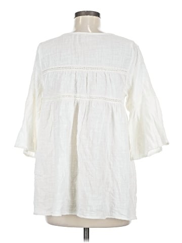 Easel 3/4 Sleeve Blouse (view 2)