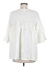 Easel 100% Cotton Ivory 3/4 Sleeve Blouse Size M - photo 2