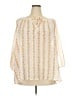 Torrid 100% Polyester Ivory 3/4 Sleeve Blouse Size 3X Plus (3) - photo 1