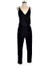 Gap 100% Polyester Solid Black Jumpsuit Size S - photo 1