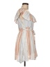 Altar'd State Stripes White Casual Dress Size M - photo 4