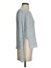 Calypso St. Barth 100% Linen Metallic Silver Pullover Sweater Size XS - photo 4