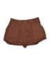 STAUD 100% Cotton Solid Brown Shorts Size M - photo 2