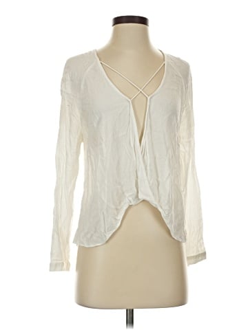 Silence and Noise Long Sleeve Blouse (view 1)