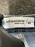 Just Black Hearts Blue Jeans Size 25 waist - photo 7