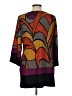 Coco Blanco Graphic Paisley Purple 3/4 Sleeve Blouse Size L - photo 2