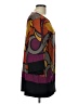 Coco Blanco Graphic Paisley Purple 3/4 Sleeve Blouse Size L - photo 4