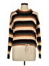 Evolutionary Stripes Brown Turtleneck Sweater Size L - photo 1