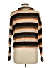 Evolutionary Stripes Brown Turtleneck Sweater Size L - photo 2