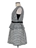 BCBGMAXAZRIA Stripes Black Cocktail Dress Size 6 - photo 5