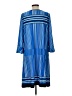 Rafaella Stripes Blue Casual Dress Size L - photo 2