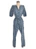 Universal Thread 100% Cotton Argyle Blue Jumpsuit Size XS - photo 1