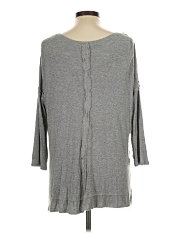 Bordeaux 3/4 Sleeve Top (view 2)