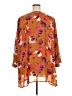 Maggie Barnes 100% Polyester Orange 3/4 Sleeve Blouse Size 4X - photo 2