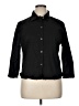 Gap 100% Cotton Black 3/4 Sleeve Button-Down Shirt Size XL - photo 1