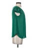 Dna Couture 100% Polyester Green Short Sleeve Blouse Size S - photo 4