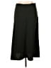 Zara 100% Polyester Solid Black Green Formal Skirt Size XL - photo 1