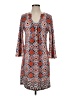 Aryeh Print Orange Casual Dress Size S - photo 1