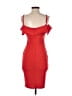 Nookie Red Cocktail Dress Size M - photo 2
