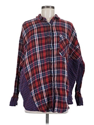 Free People Long Sleeve Button-Down Shirt (view 1)